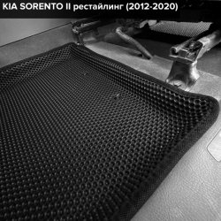 3D коврики EVA с бортами Kia Sorento II рестайлинг (2012-2021)