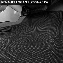 3D коврики EVA с бортами Renault Logan I (2004-2015)