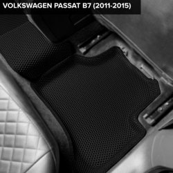 3D коврики EVA с бортами Volkswagen Passat B7 (2011-2015)