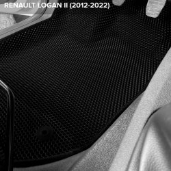 3D коврики EVA с бортами Renault Logan II (2012-2022)