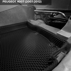 3D коврики EVA с бортами Peugeot 4007 (2007-2012)
