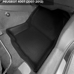 3D коврики EVA с бортами Peugeot 4007 (2007-2012)