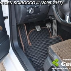 2D коврики EVA Volkswagen Scirocco III (2008-2017)