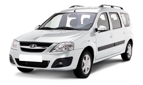 2D коврики EVA в салон и багажник на Lada Largus I, 5 мест, дорест (2012-2021)