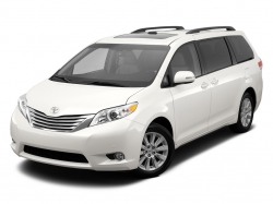 2D коврики EVA в салон и багажник  на Toyota Sienna II (2003-2009)