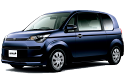 2D коврики EVA в салон  на Toyota Spade FWD, правый руль (2012-2020)