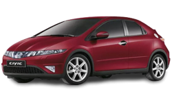 2D коврики EVA в салон и багажник на Honda Civic VIII хэтчбек 3D/5D (2005-2012)