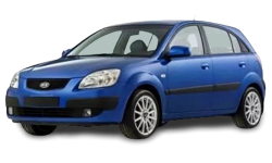 2D коврики EVA в салон  на Kia Rio II хэтчбек (2005-2011)