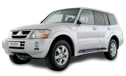 2D коврики EVA в салон и багажник  на Mitsubishi Pajero III 5D (1999-2006)