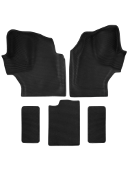 3D коврики EVA с бортами в салон  на ГАЗ Газель NEXT с рычагом КПП на торпеде