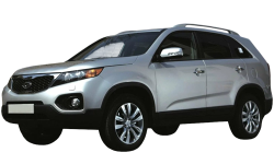 2D коврики EVA в салон  на Kia Sorento II 5 мест (2009-2012)